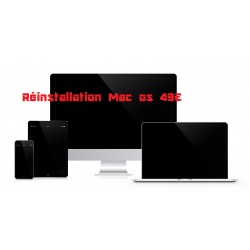 Forfait Réinstallation systeme MAC OS